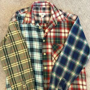 Vintage Pattern Block Flannel